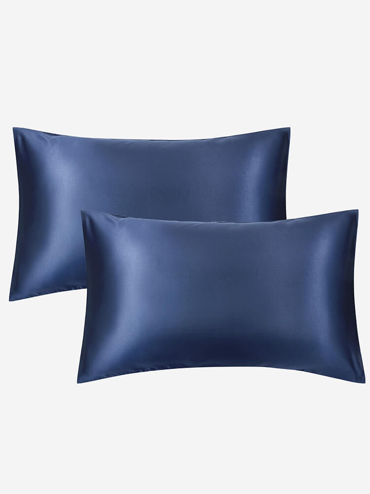 (image for) 19MM 2PCs Pure Mulberry Silk Pillowcases Envelope Closure