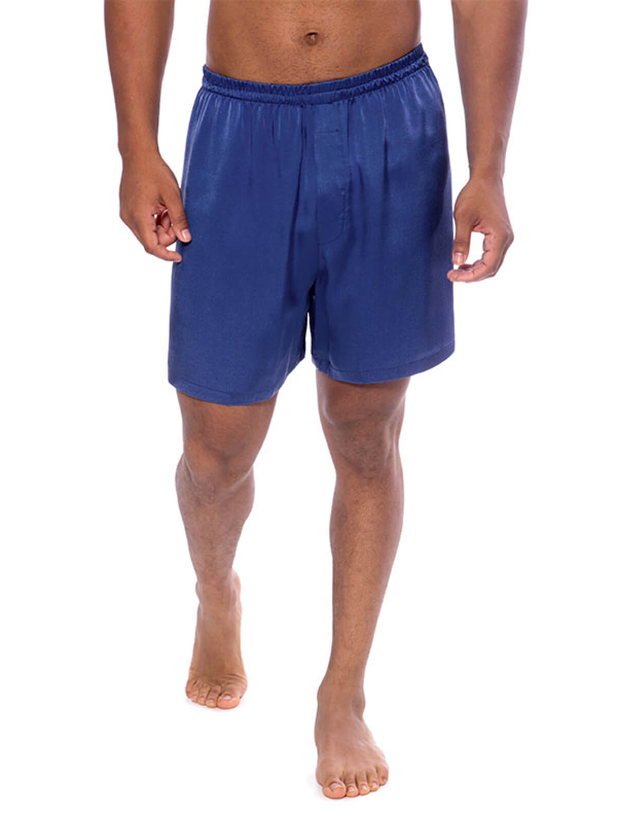 19 Momme Mens Comfortable Silk Pajama Shorts - Click Image to Close