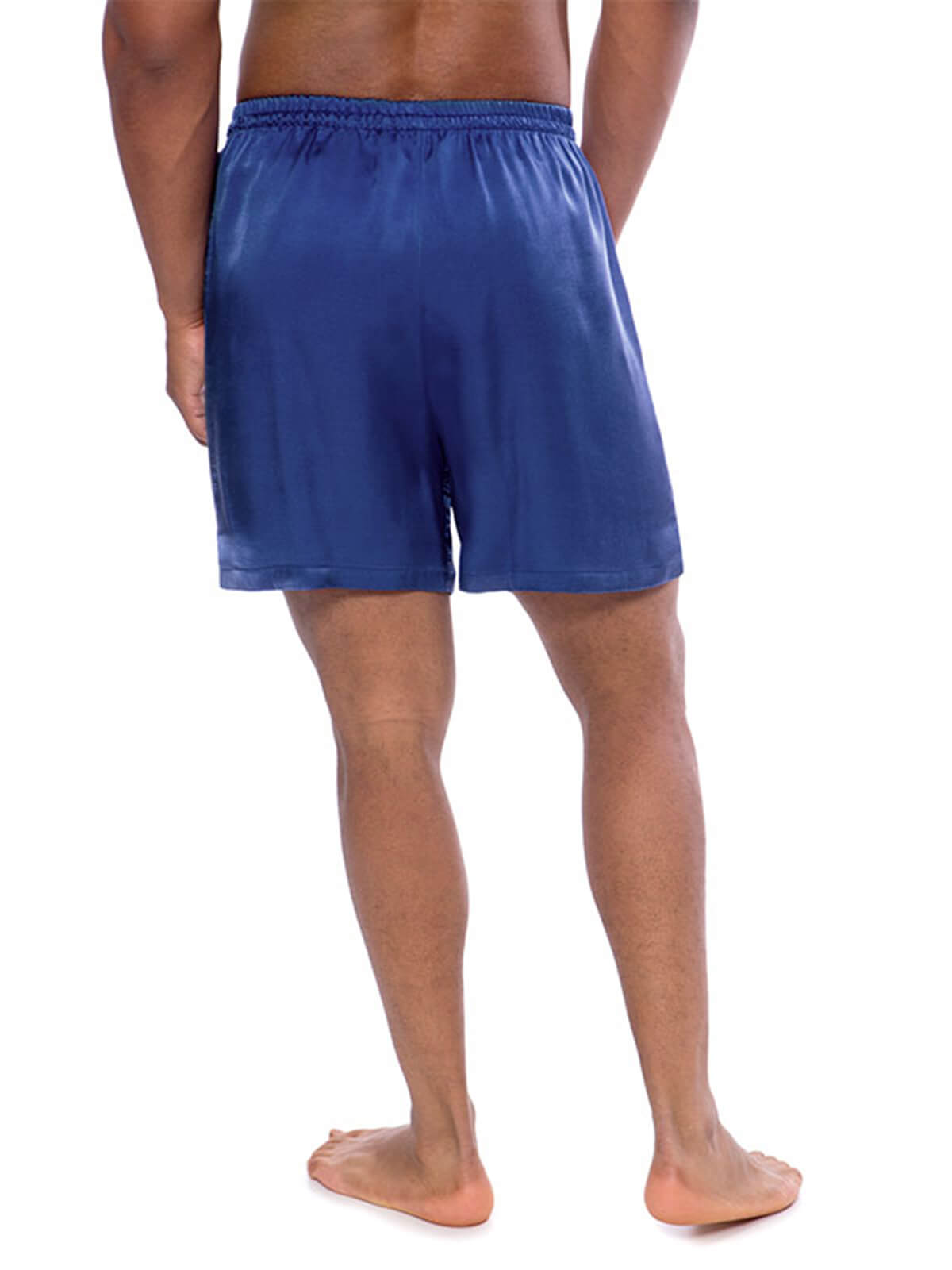 Men's Silk Pajama Shorts, Silk Boxer Shorts for Men