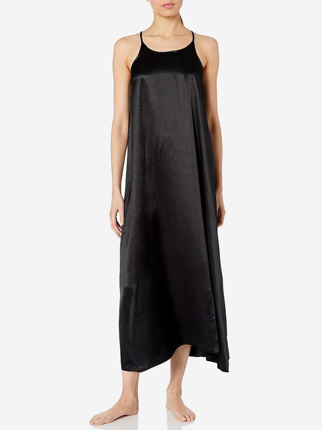 22 Momme Racerback Spaghetti Strap Long Mulberry Silk Nightgown
