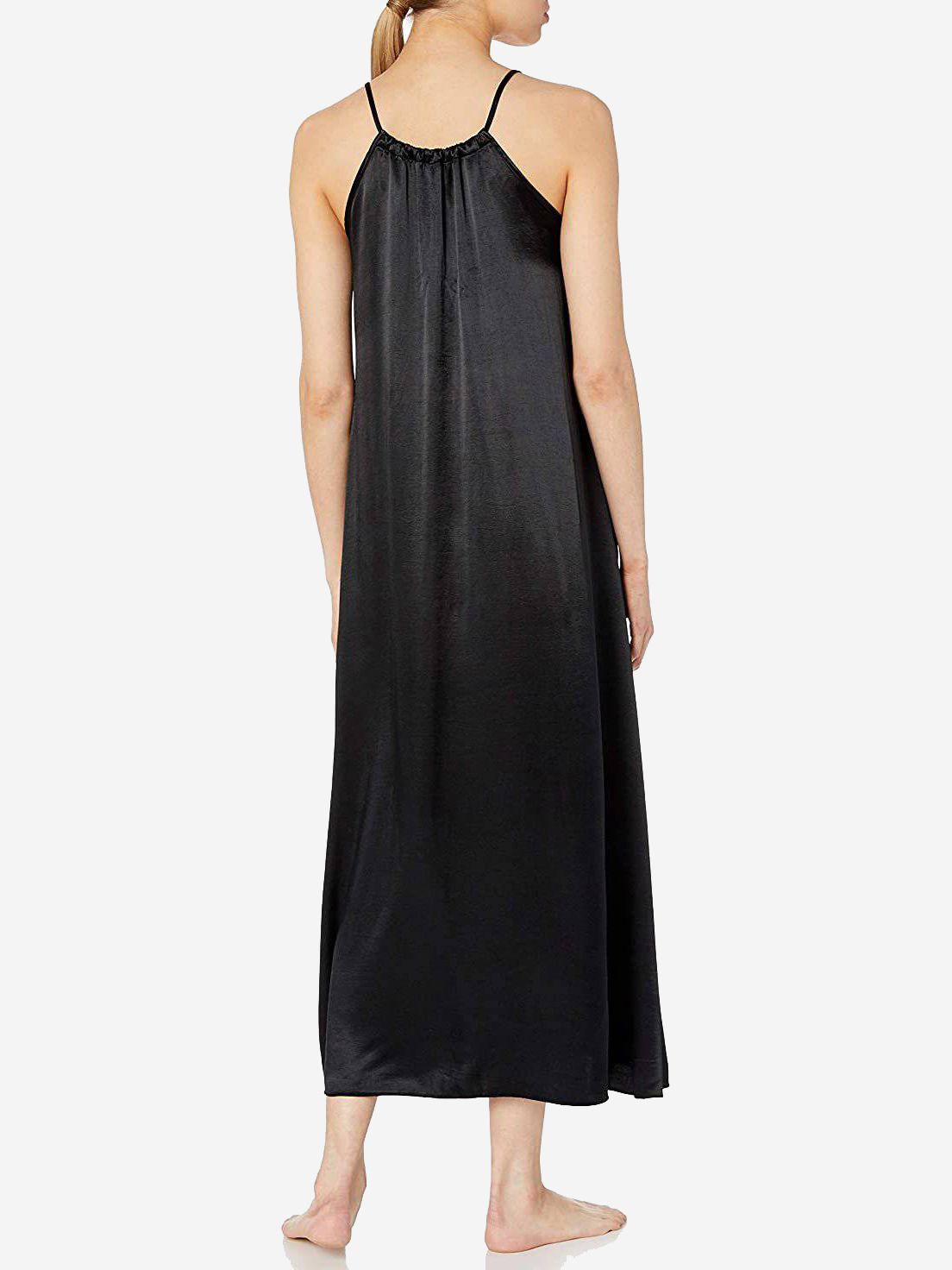 19 Momme Women Sleeveless Long Mulberry Silk Nightgown Racerback