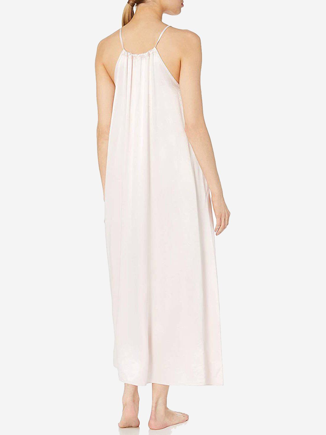 22 Momme Racerback Spaghetti Strap Long Mulberry Silk Nightgown