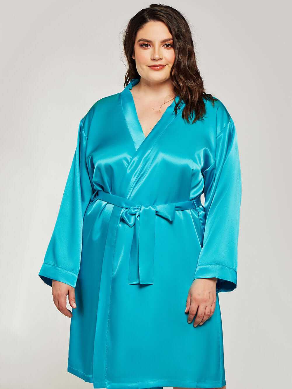 19 Momme Comfortable and Stylish Plus Size Silk Robe For Women