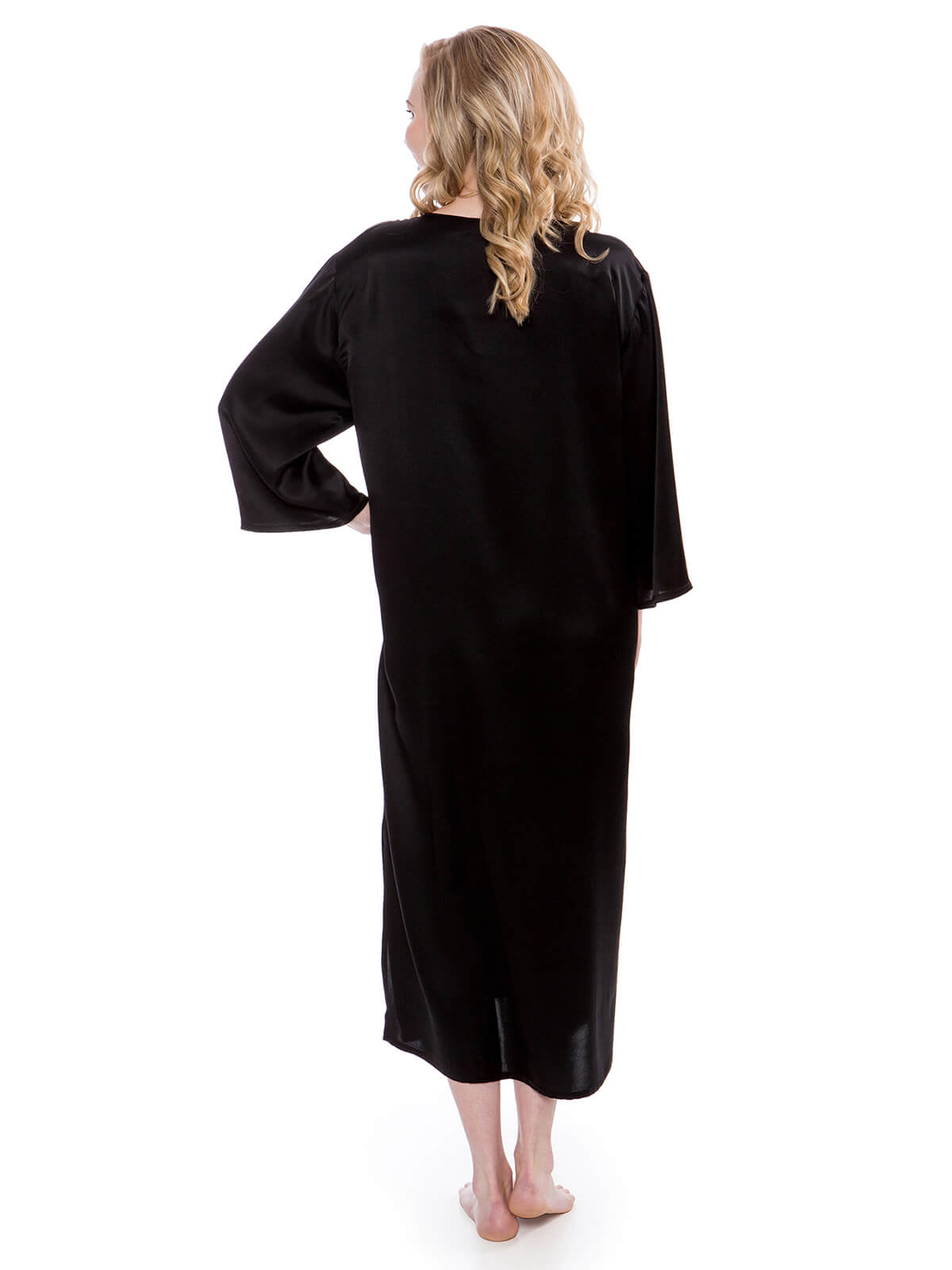 Womens Classic Pure Mulberry Silk Caftan