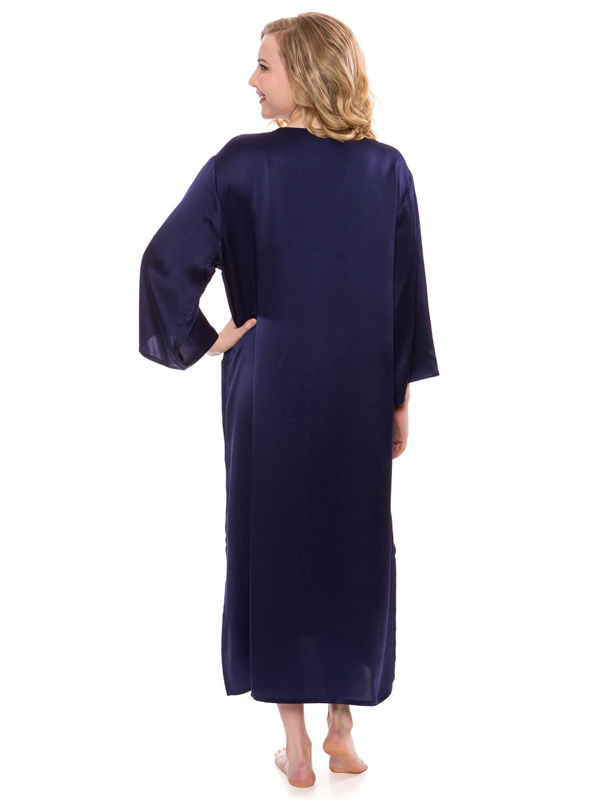 Womens Classic Pure Mulberry Silk Caftan