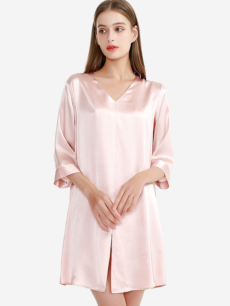 19 Momme Loose Comfortable Silk Nightgown