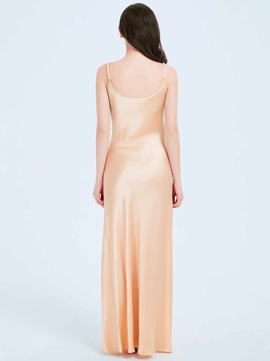 22 Momme Luxurious Floor Length Silk Slip Nightgown