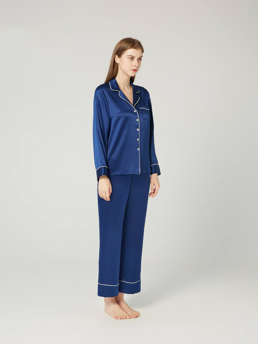 30 Momme Luxury Long Silk Pajama Sets - Wear at home and beyond