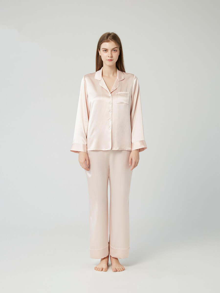 30 Momme Luxury Long Silk Pajama Sets - Wear at home and beyond