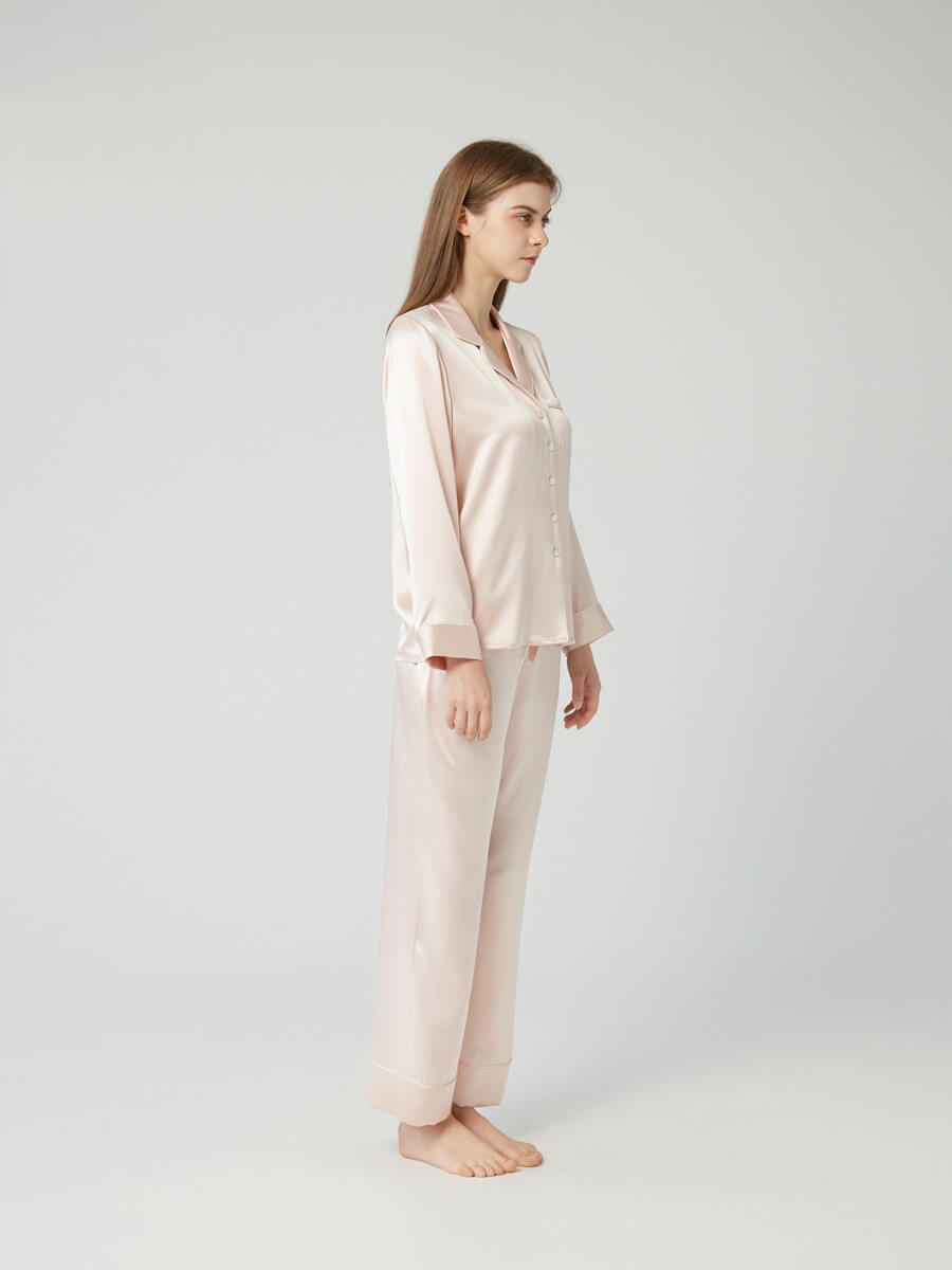 30 Momme Luxury Long Silk Pajama Sets - Wear at home and beyond