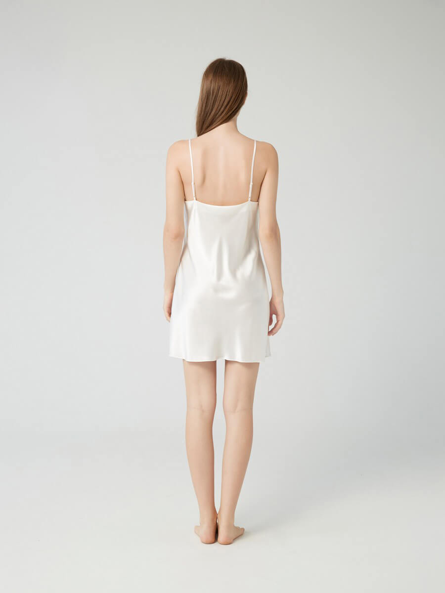 30 Momme Luxury Short Silk Slip - Wear at home and beyond