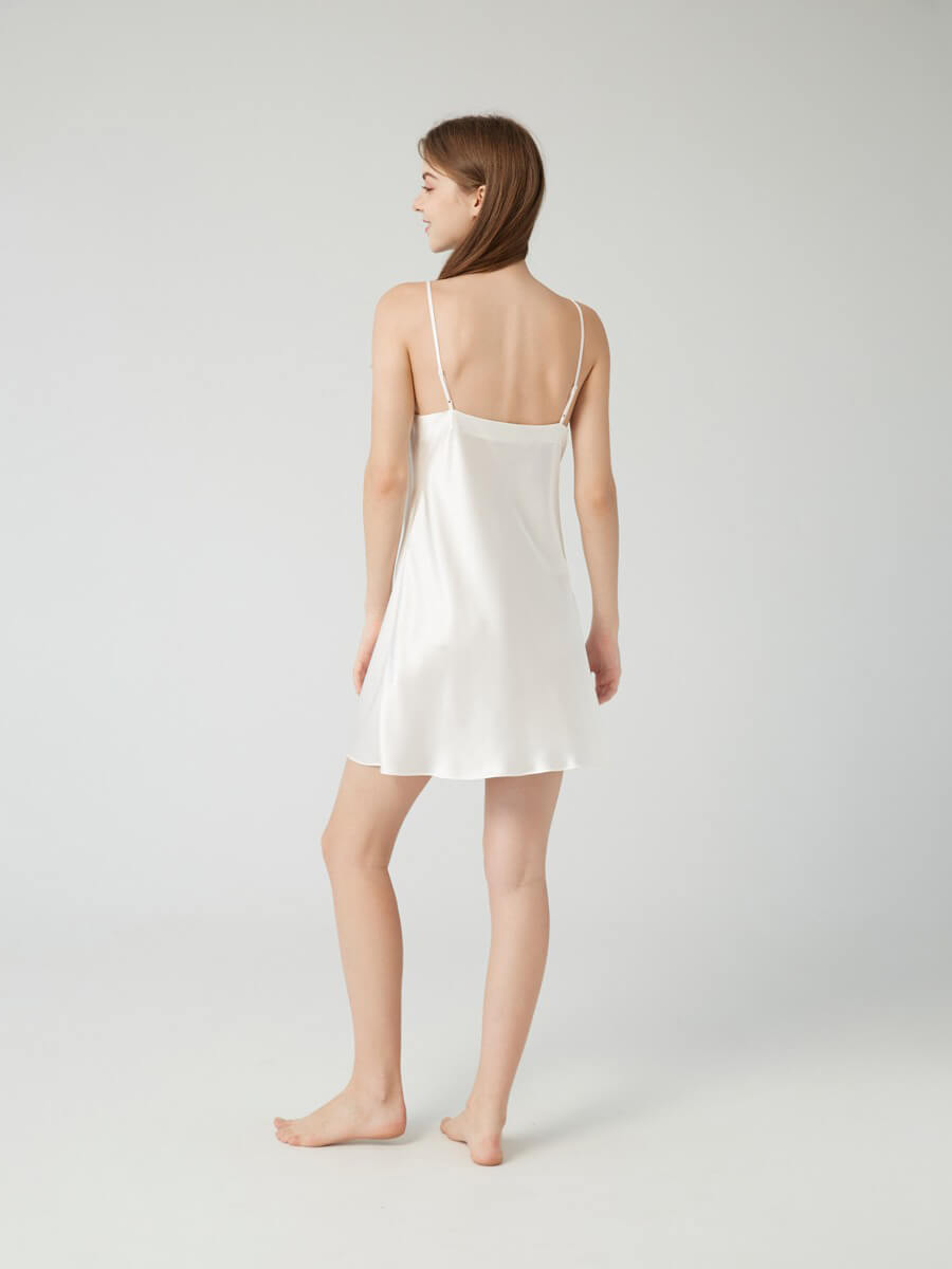 30 Momme Luxury Short Silk Slip - Wear at home and beyond