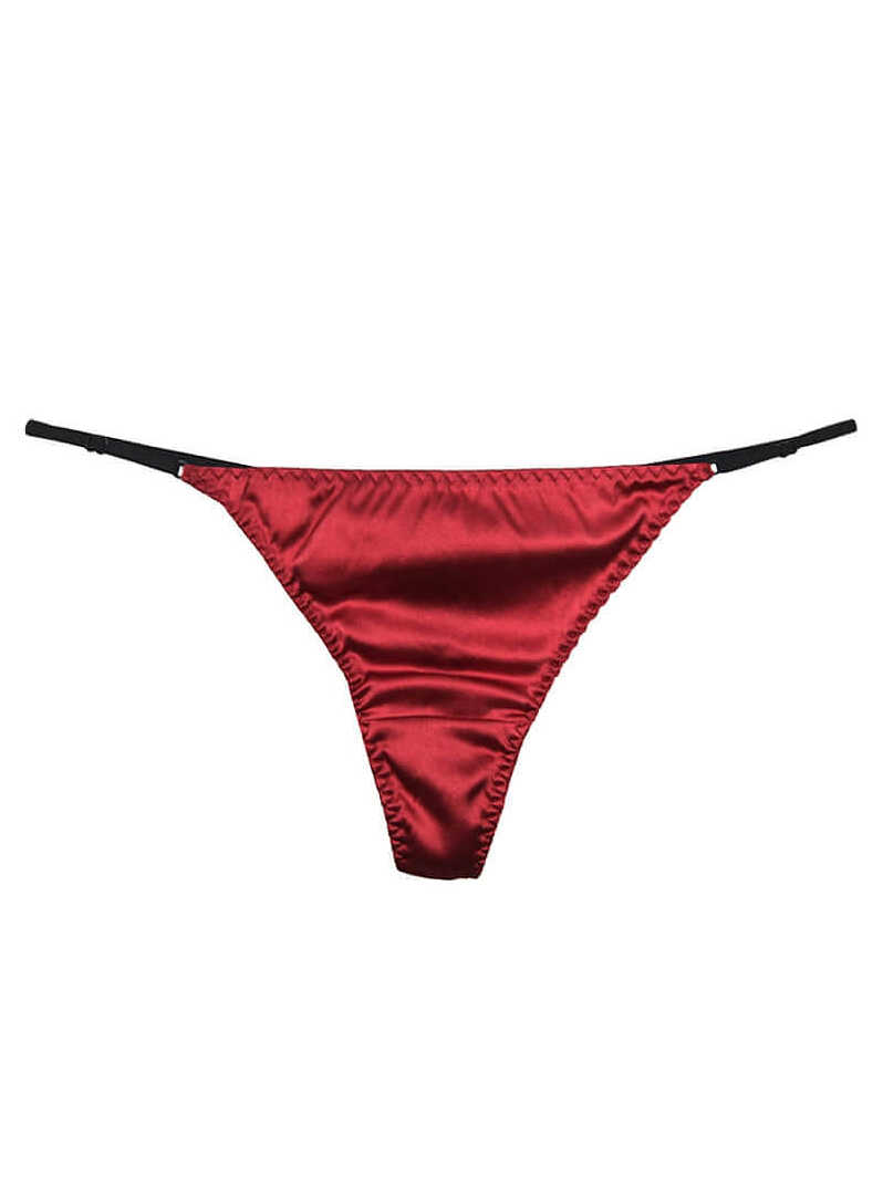 Seamless Classic Silk Thong - Click Image to Close