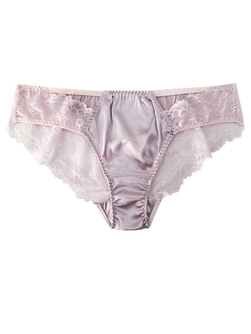 Comfortable Silk Underwear For Women With Soft Lace