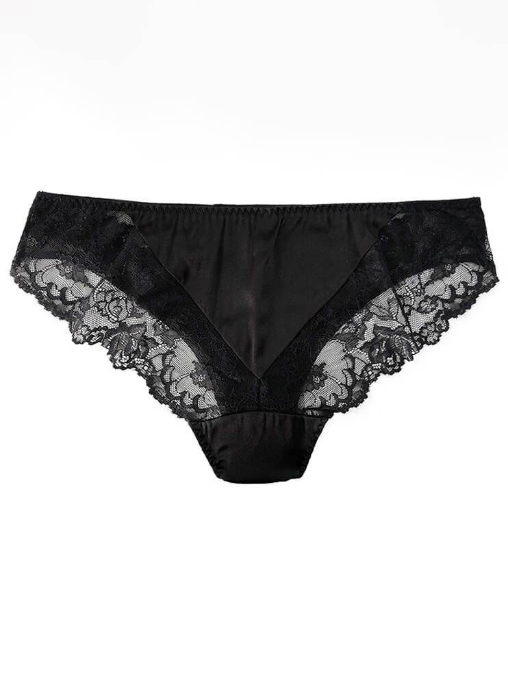 Comfortable Silk Underwear For Women With Soft Lace