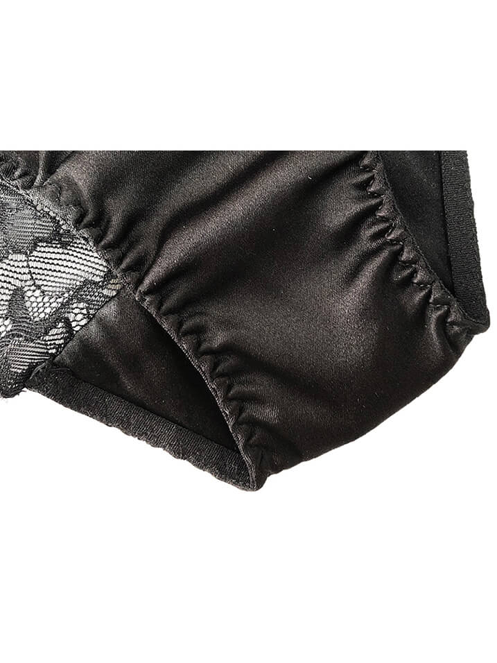 Comfortable Silk Underwear For Women With Soft Lace