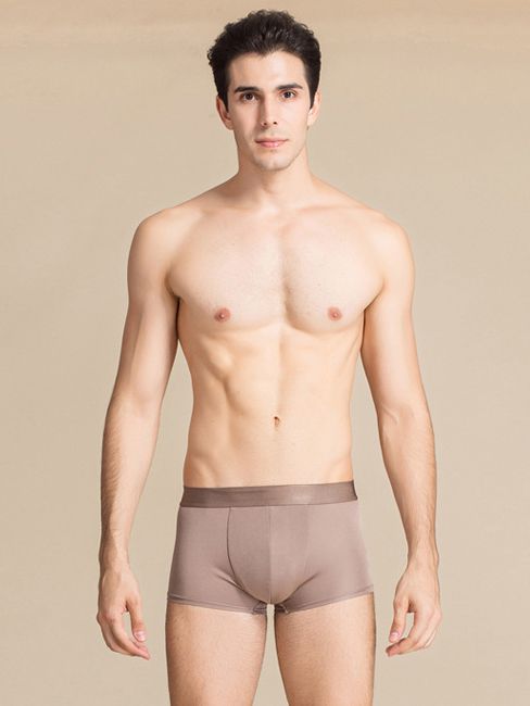 Men's Ultra Soft Comfy Silk Boxer Briefs