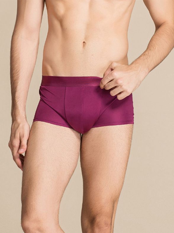 Men's Ultra Soft Comfy Silk Boxer Briefs