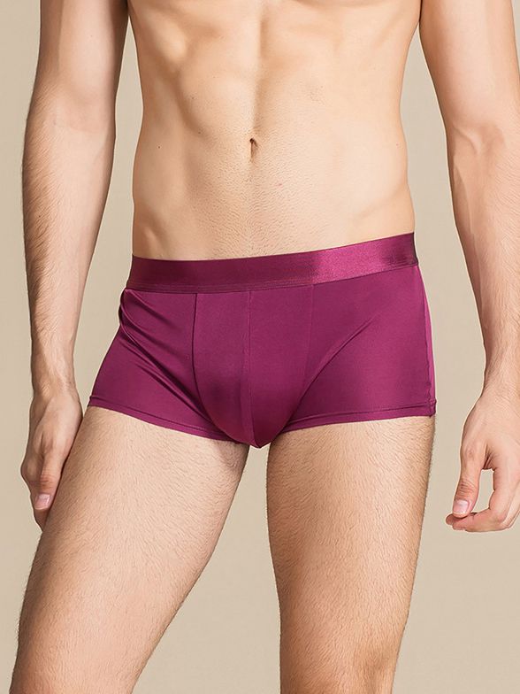 Men's Ultra Soft Comfy Silk Boxer Briefs