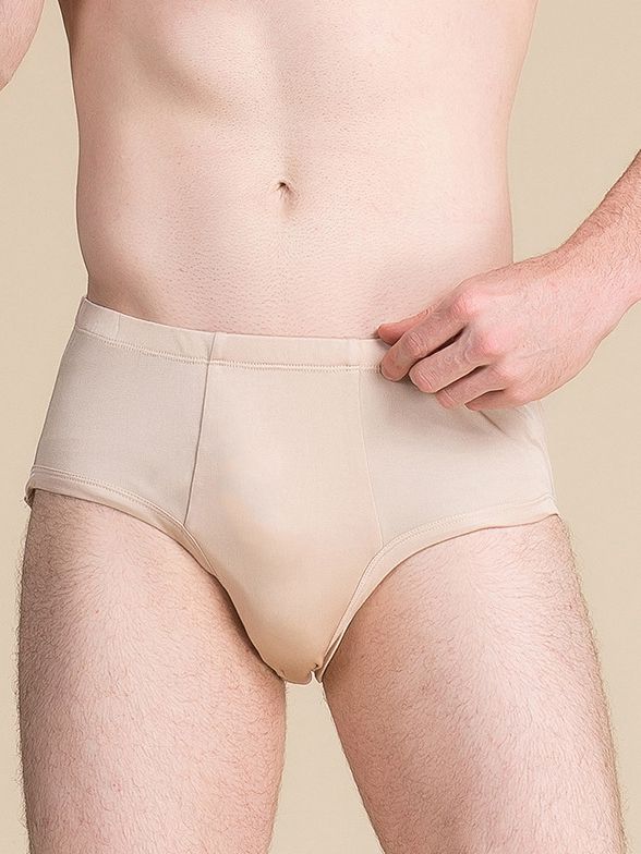 Men's Breathable Silk Triangle Boxer Briefs