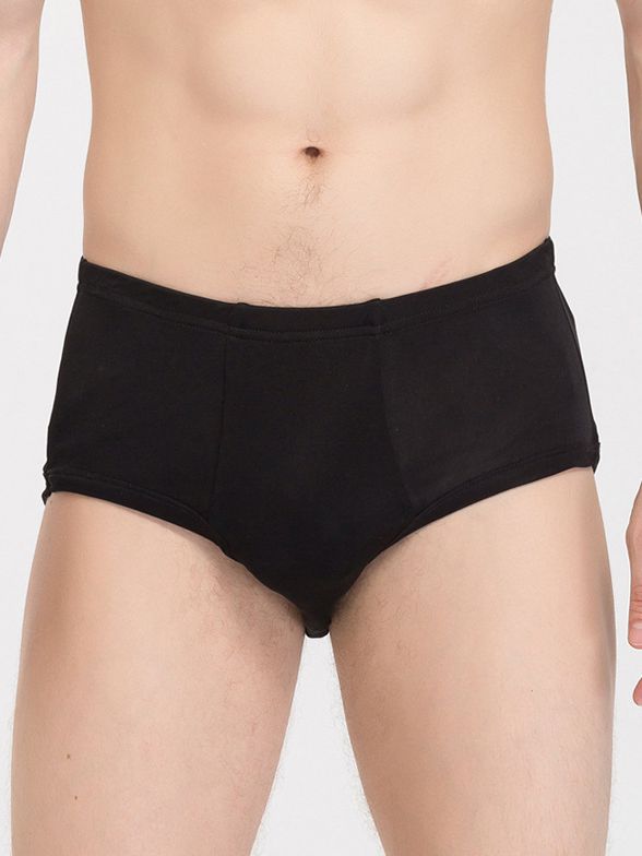 Men's Breathable Silk Triangle Boxer Briefs