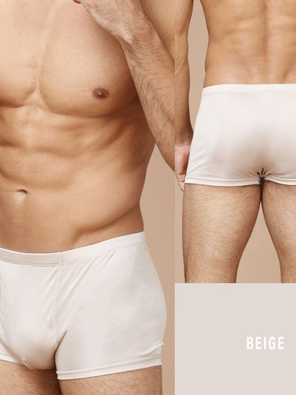 Men's Breathable Comfy Silk Boxers Underwear