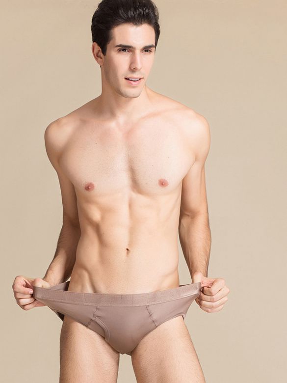 Men's Ultra Soft Comfy Silk Triangle Boxer Briefs