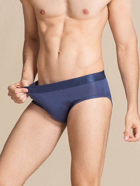 Men's Ultra Soft Comfy Silk Triangle Boxer Briefs