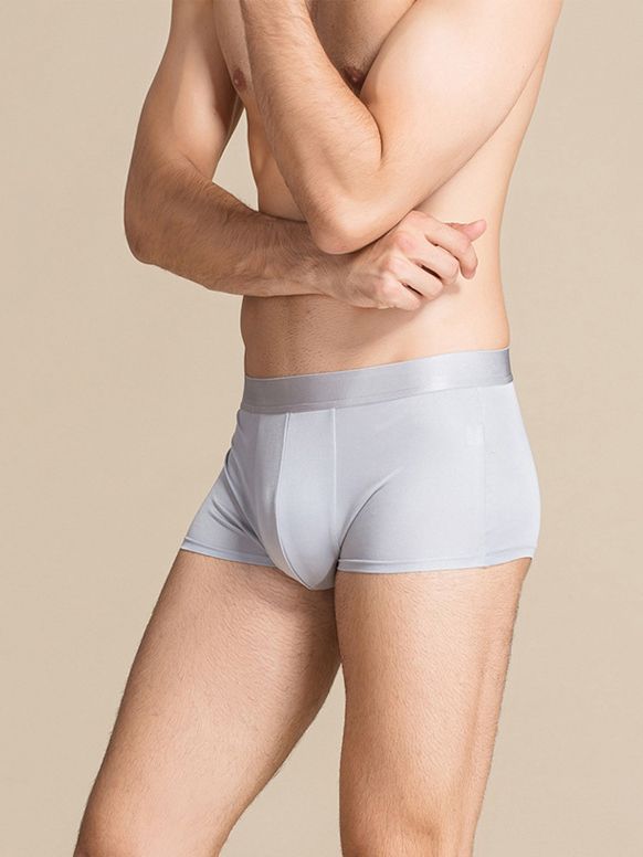 Men's Ultra Soft Comfy Silk Triangle Boxer Briefs