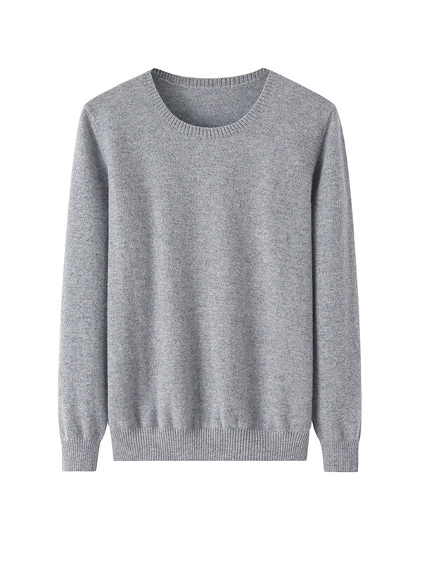 Basic Crewneck Cashmere Sweater For Women