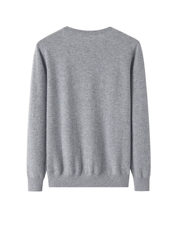 Basic Crewneck Cashmere Sweater For Women