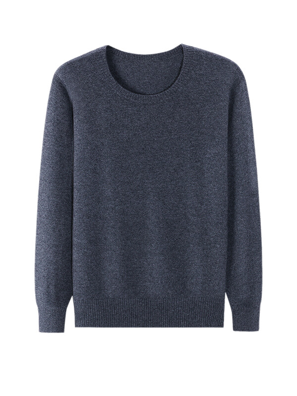 Basic Crewneck Cashmere Sweater For Women