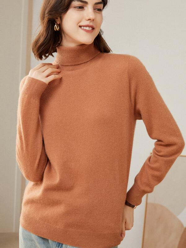 Classic Cashmere Turtleneck Sweater