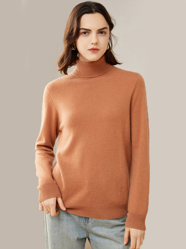 Classic Cashmere Turtleneck Sweater