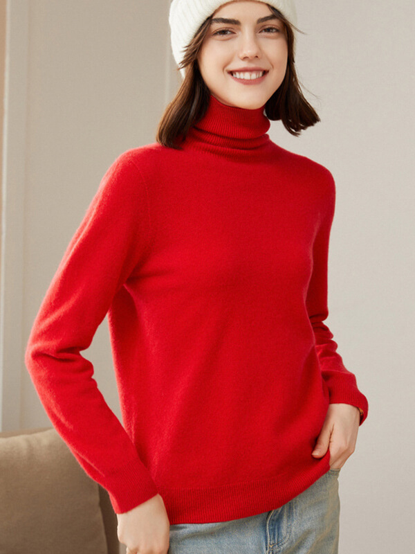 Classic Cashmere Turtleneck Sweater