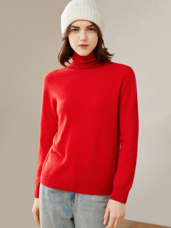 Classic Cashmere Turtleneck Sweater