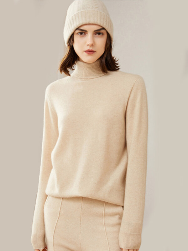 Classic Cashmere Turtleneck Sweater