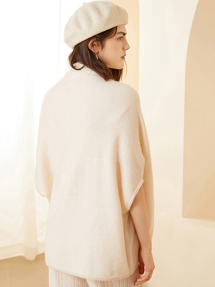 Wearable Pure Cashmere Shawl