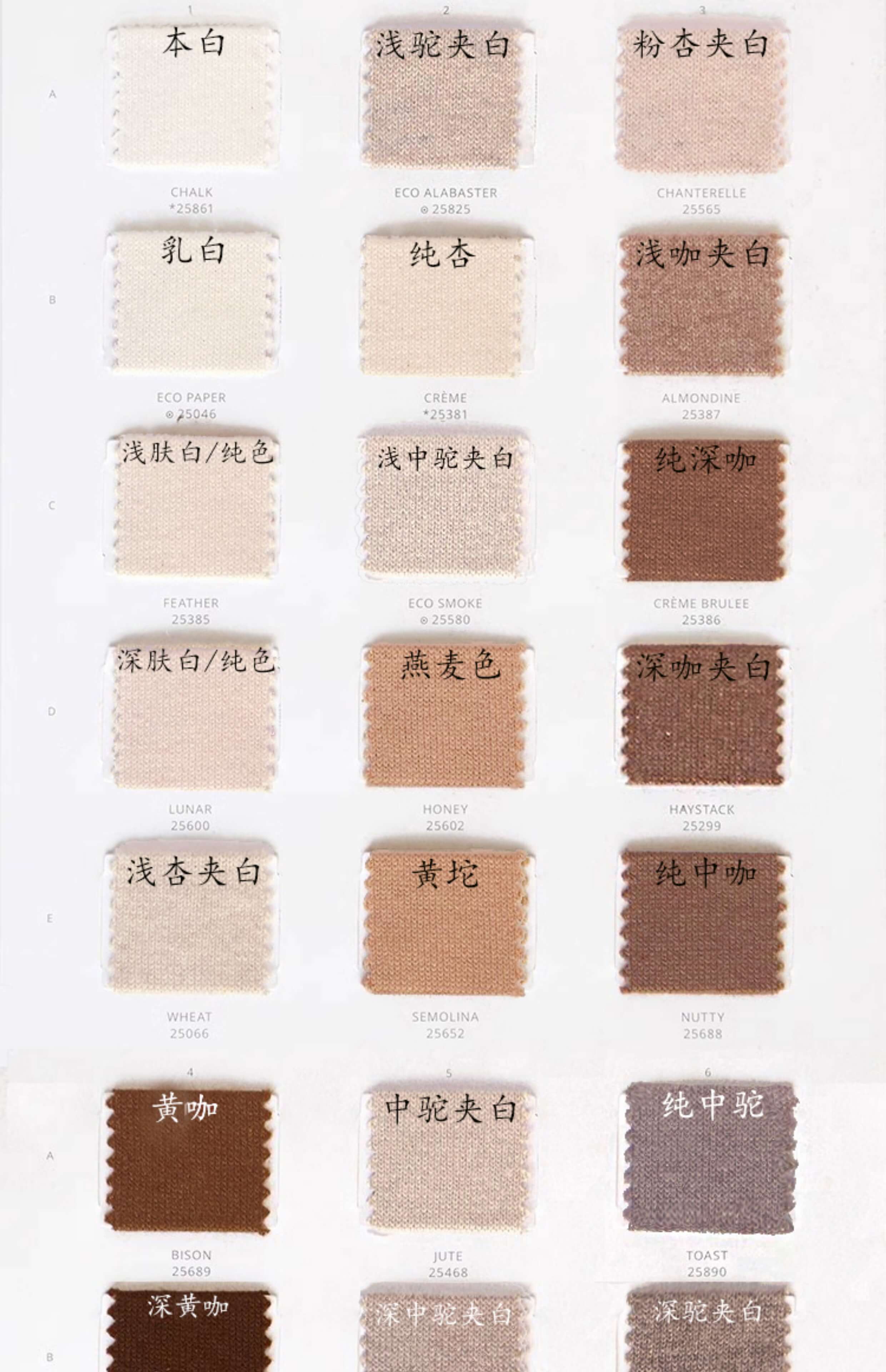color chart