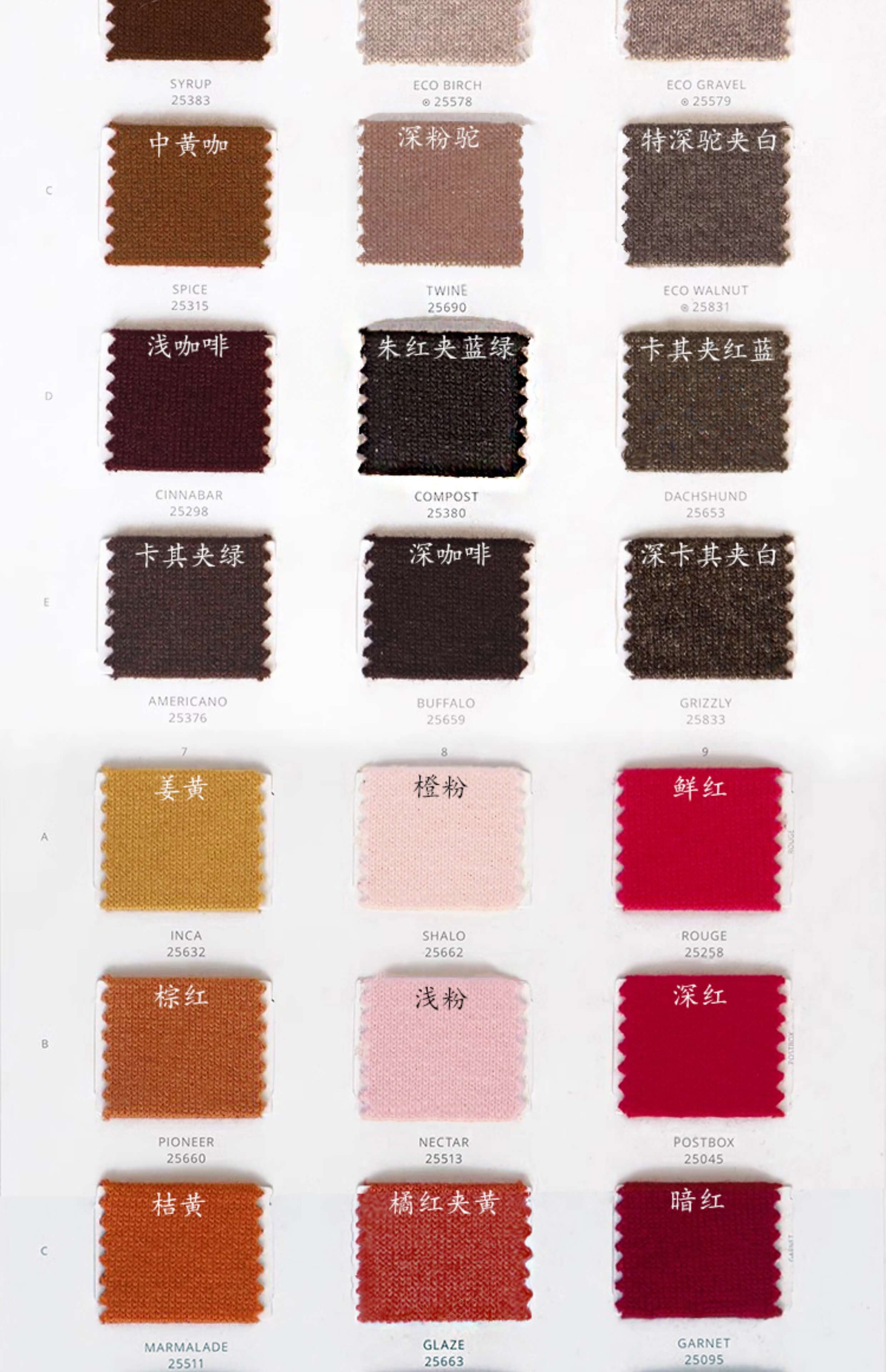color chart