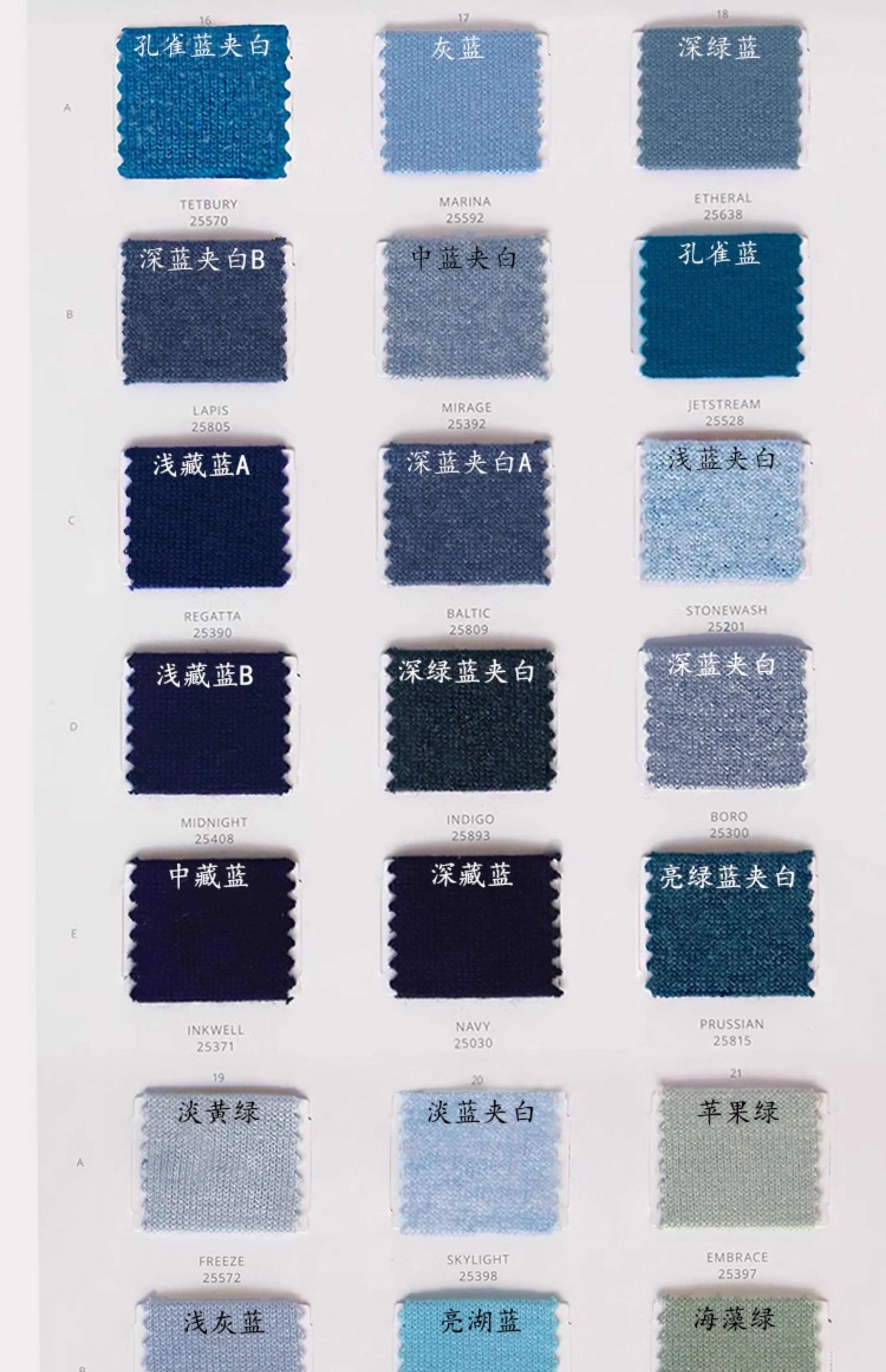 color chart