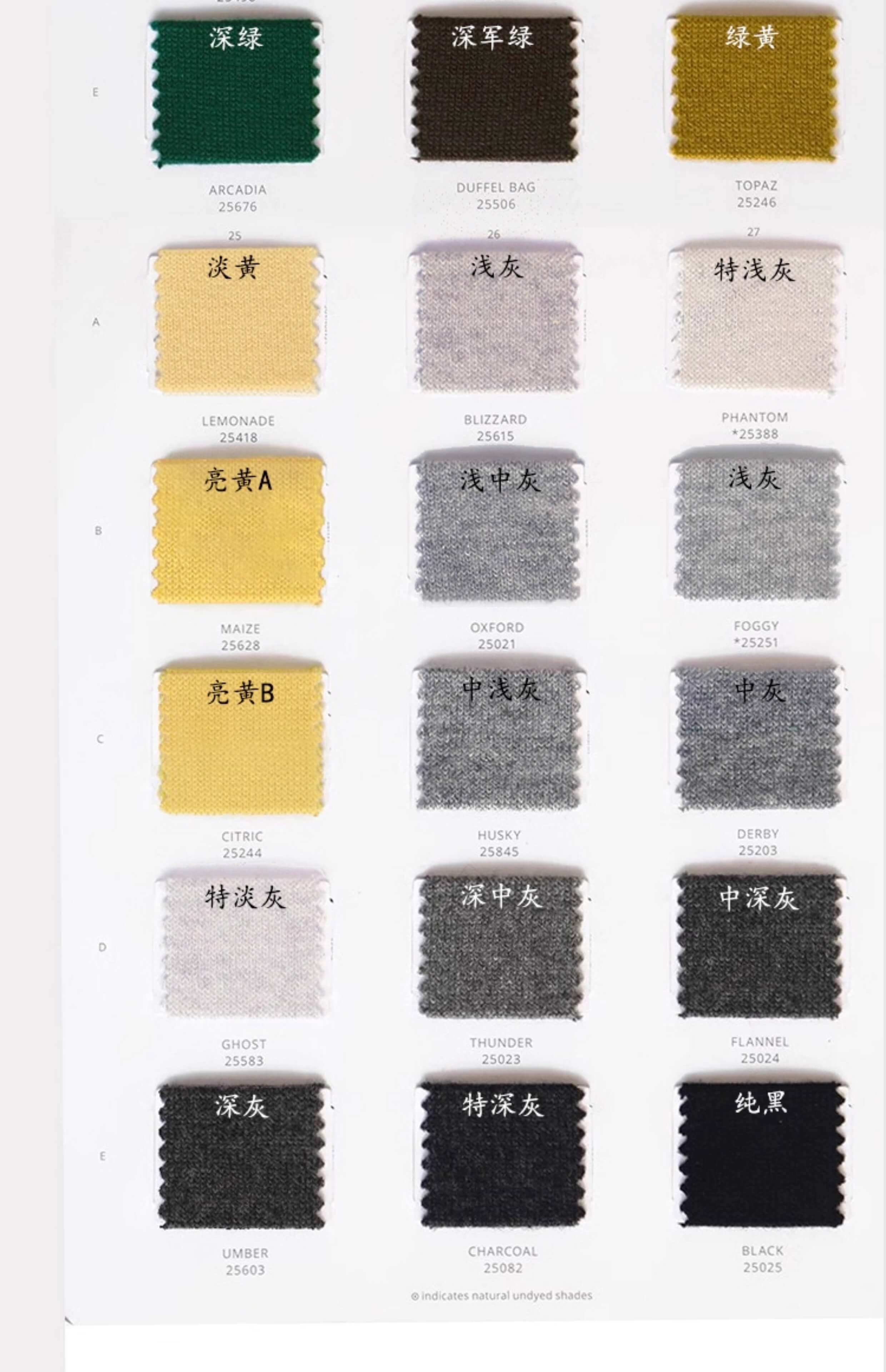 color chart